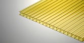 Сотовый поликарбонат Polygal  8 мм желтый 2,1x12